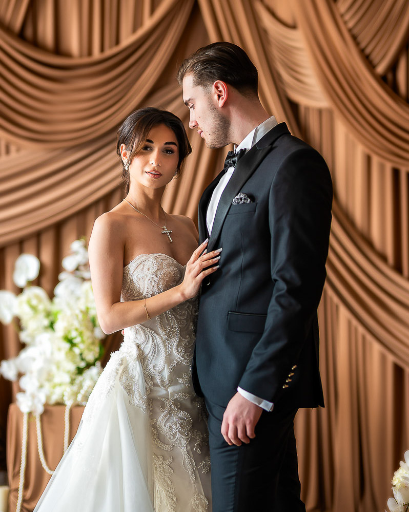 Oferta foto video nunta Bucuresti – portret elegant al mirilor